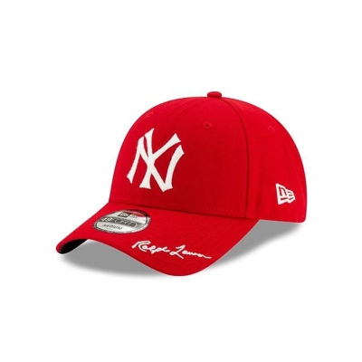 New York Yankees Gorra | New Era MLB X Ralph Lauren 49forty Fitted Cap Mexico - Rojos